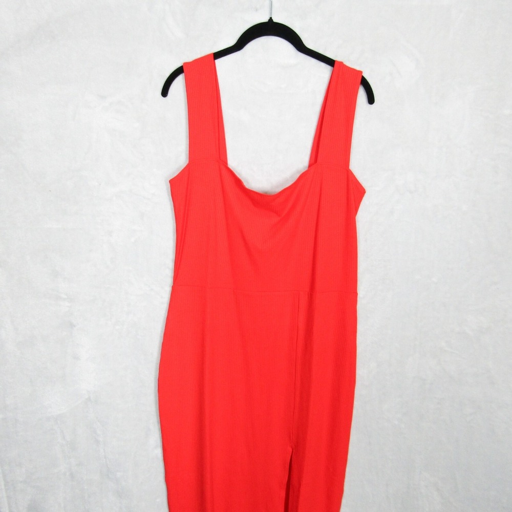 Reformation Dress Womens XL Cassi Knit Tomato Sleeveless Red New NWT - Picture 11 of 12